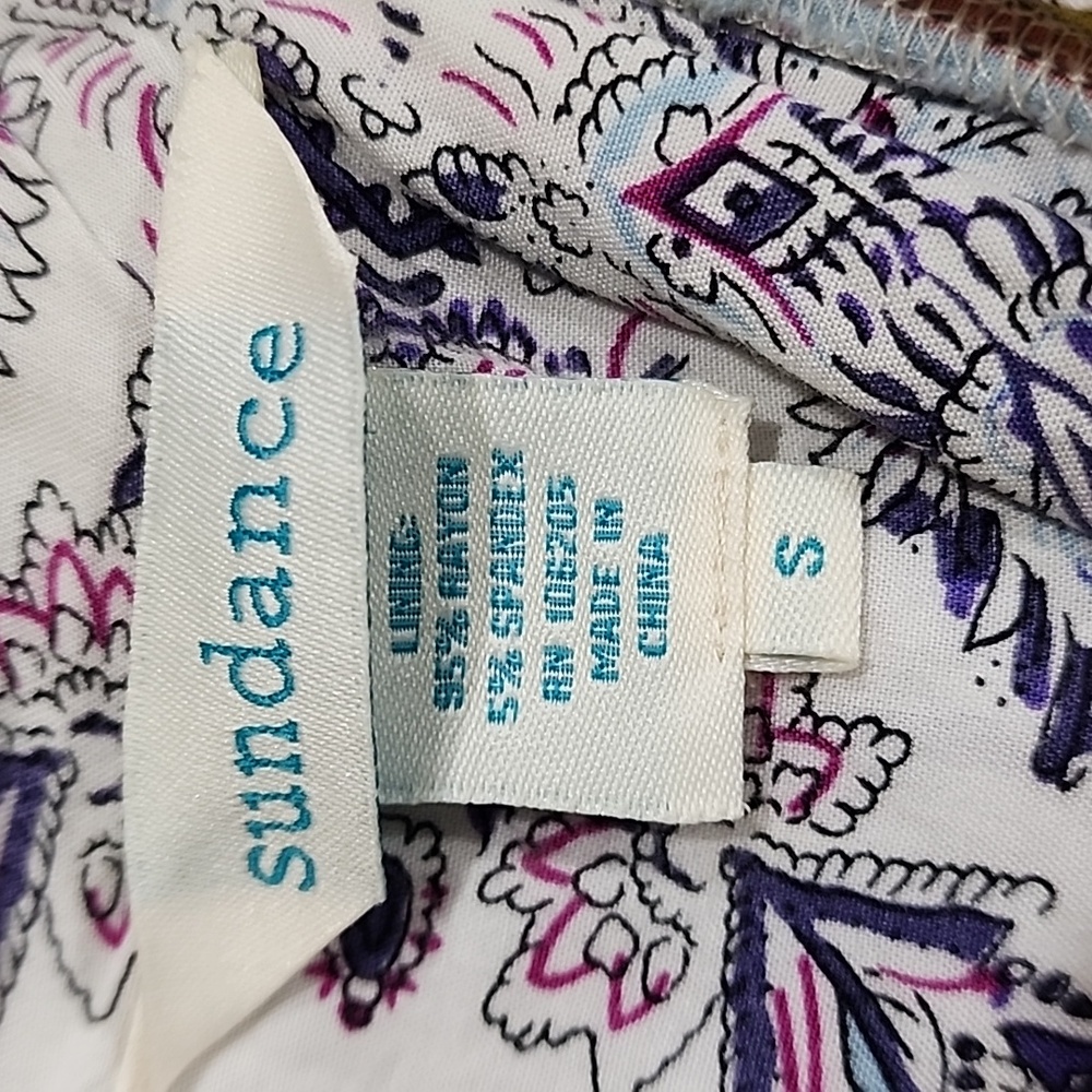 Sundance Terraza Dress Tunic Mixed Print Floral Geometric Boho size Small - Picture 7 of 11